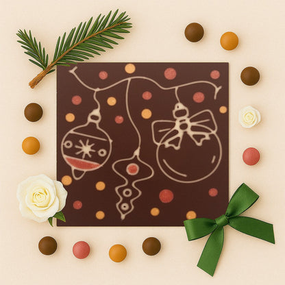 Globuri de Craciun in ciocolata