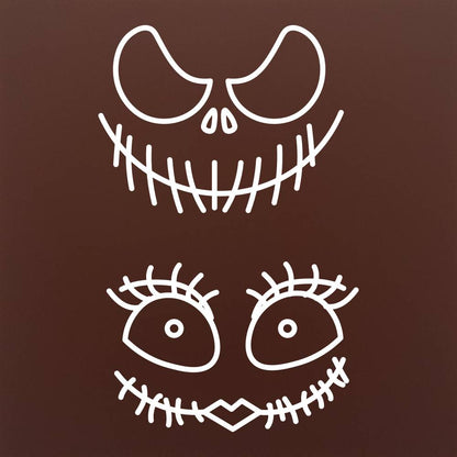 Tableta din ciocolata - Fata cusuta spooky (set) - model linework