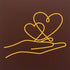 Tableta din ciocolata – Hand Holding Hearts – cadou pentru cupluri – model Multicolor pe ciocolata