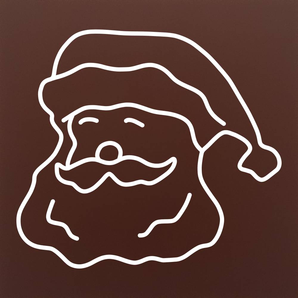 Chocolate Santa Claus