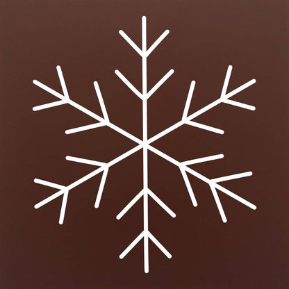 Chocolate Arrow Snowflake.