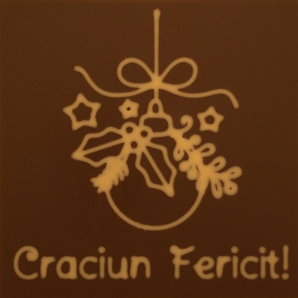 Glob Decorativ Ciocolata Craciun Fericit!