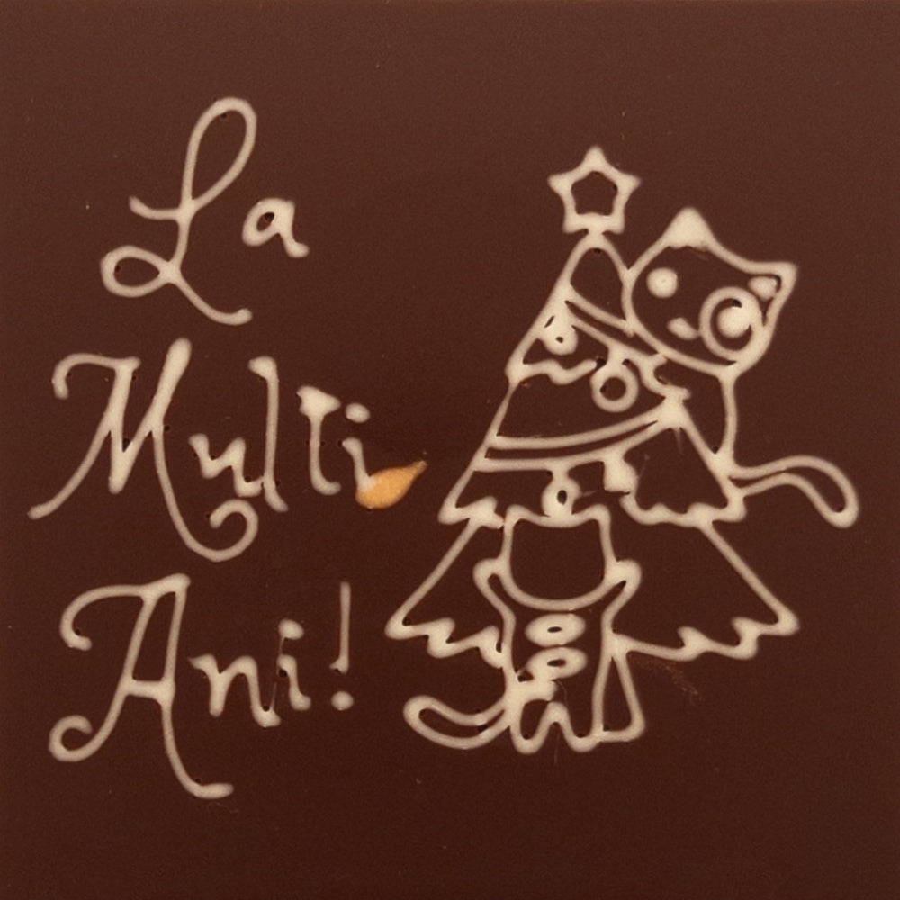 Cats in Chocolate Christmas Tree Happy New Year!