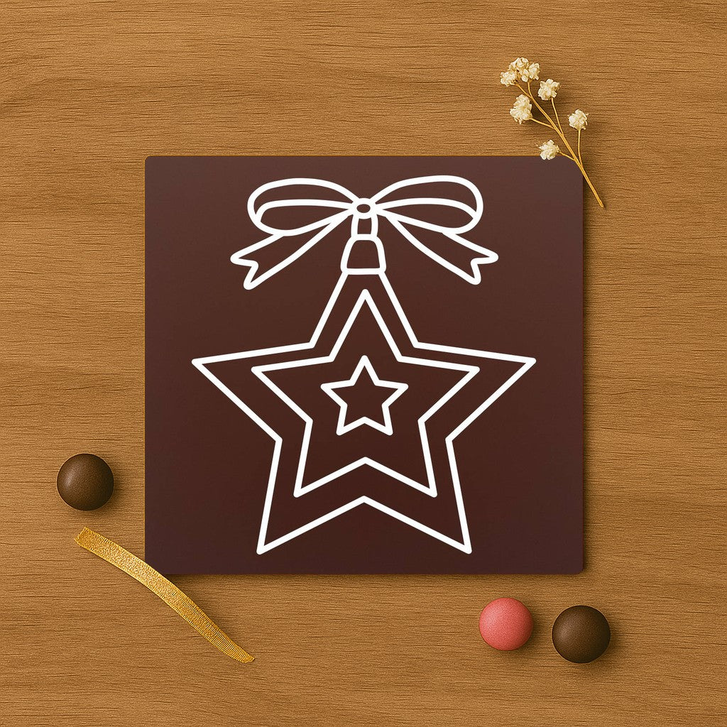 Star of Honor. Star in Star Chocolate Decoration