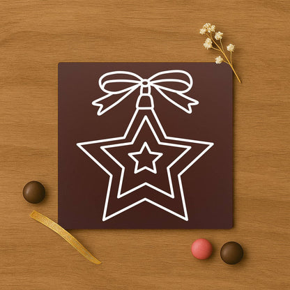 Star of Honor. Star in Star Chocolate Decoration