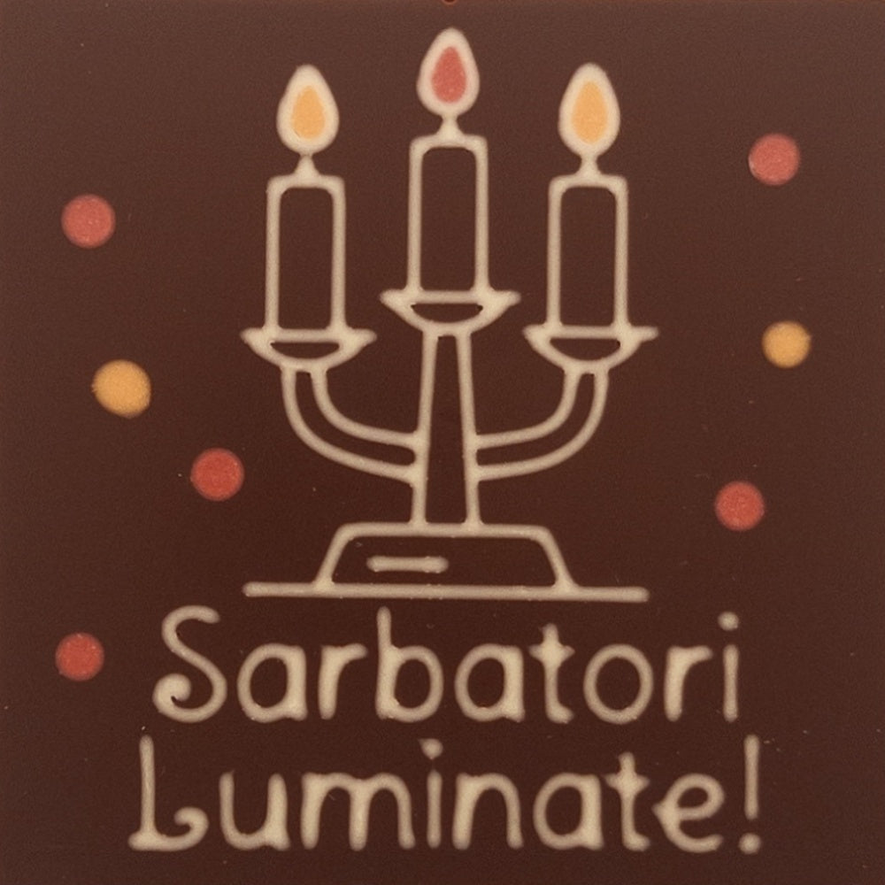 Candelabru cu 3 lumanari Sarbatori Luminate!