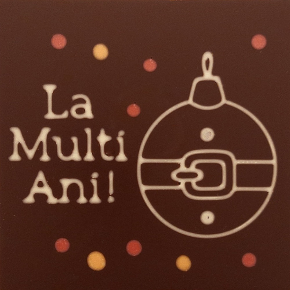 Glob Decorativ Ciocolata al 2lea La Multi Ani!