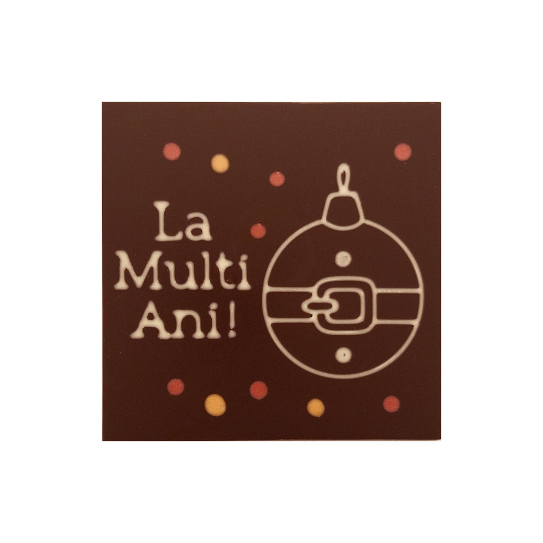 Glob Decorativ Ciocolata al 2’lea La Multi Ani!