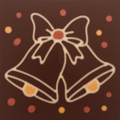 Two Bells decoration in premium chocolate