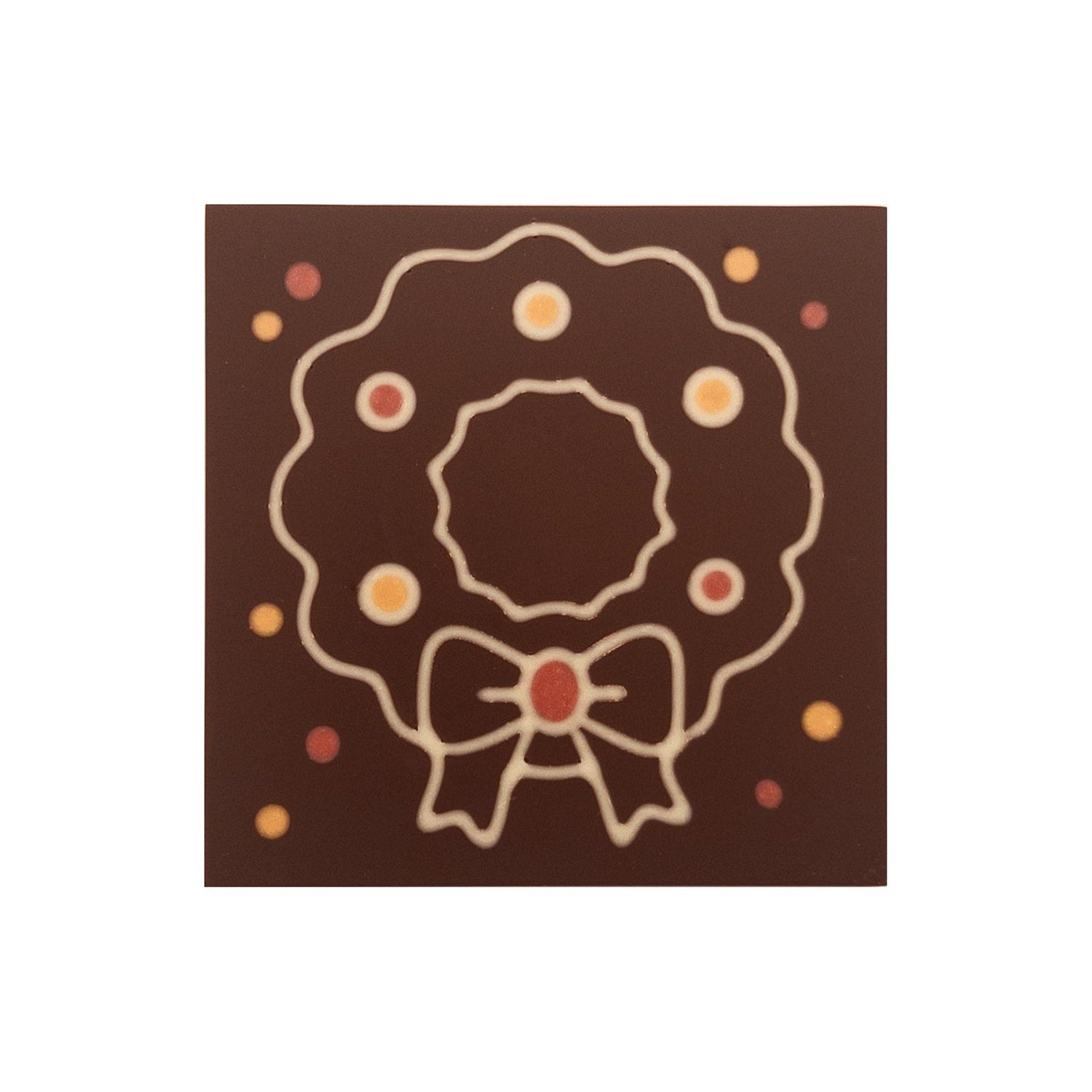Decoratiune coronita in ciocolata premium