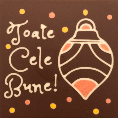 Decorative Chocolate Globe 3rd Happy Birthday!