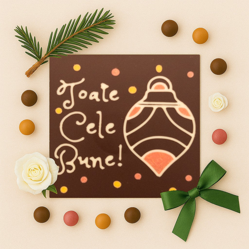 Decorative Chocolate Globe 3rd Happy Birthday!