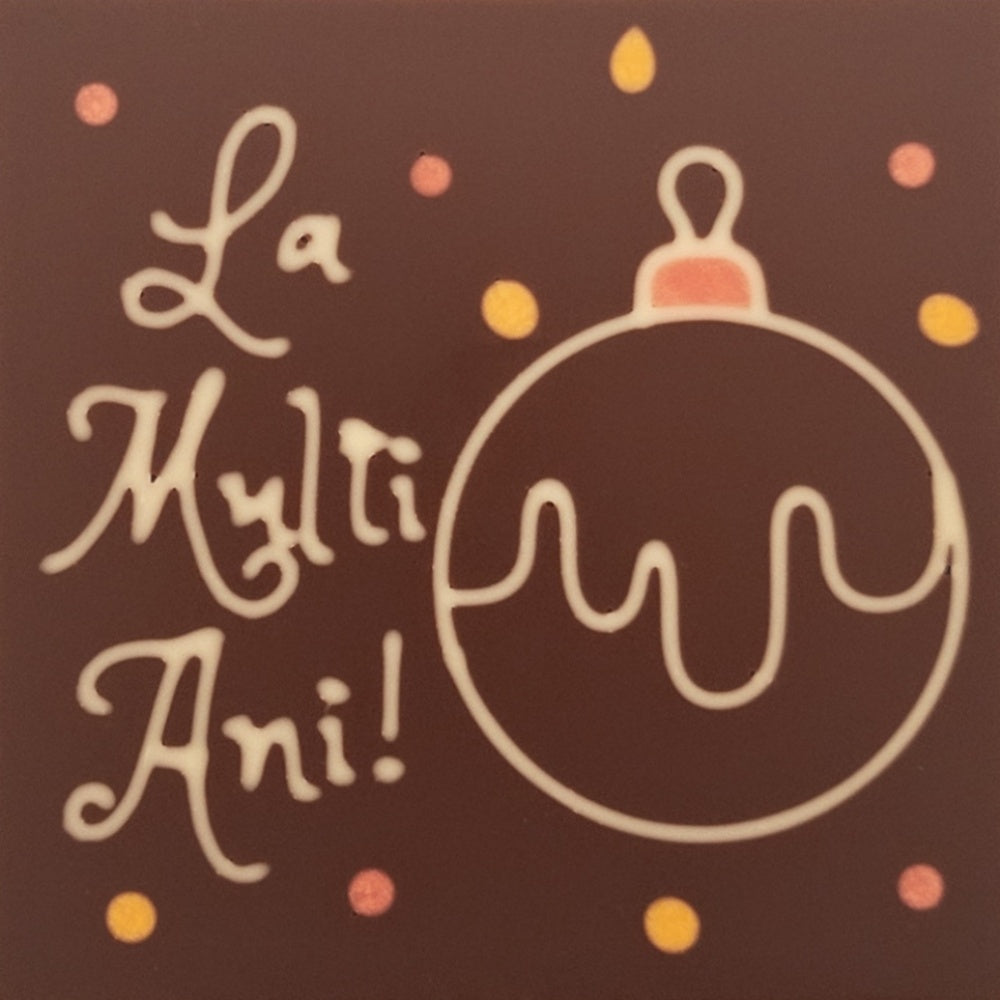 Glob Decorativ Ciocolata al 4lea La Multi Ani!