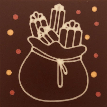 Sacul lui Mos Craciun in ciocolata premium