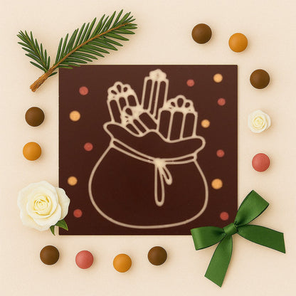 Sacul lui Mos Craciun in ciocolata premium