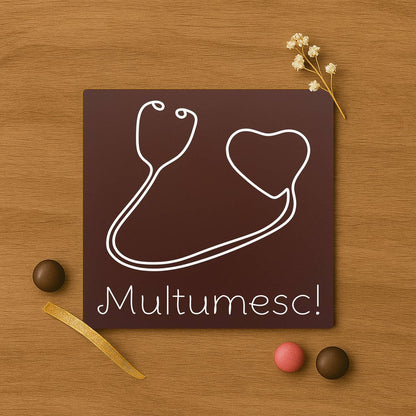 Stetoscop cu inima – „Multumesc!”