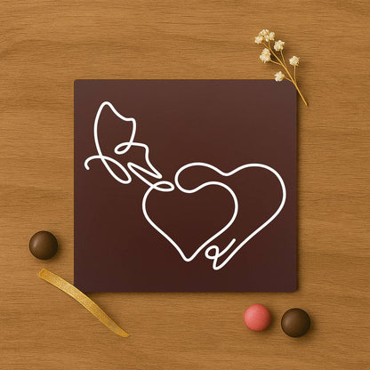Hand with Heart &amp; Leaf – cadou pentru cupluri