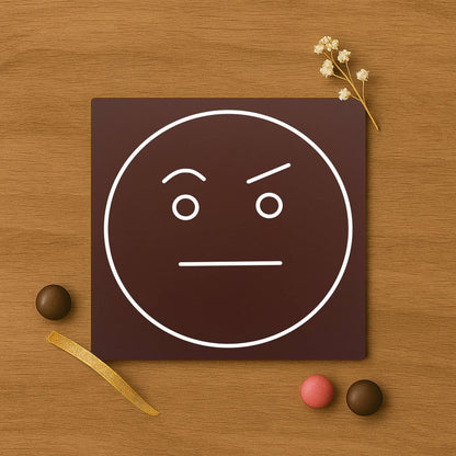 Emoticon Intrigat – fata surprinsa/curioasa