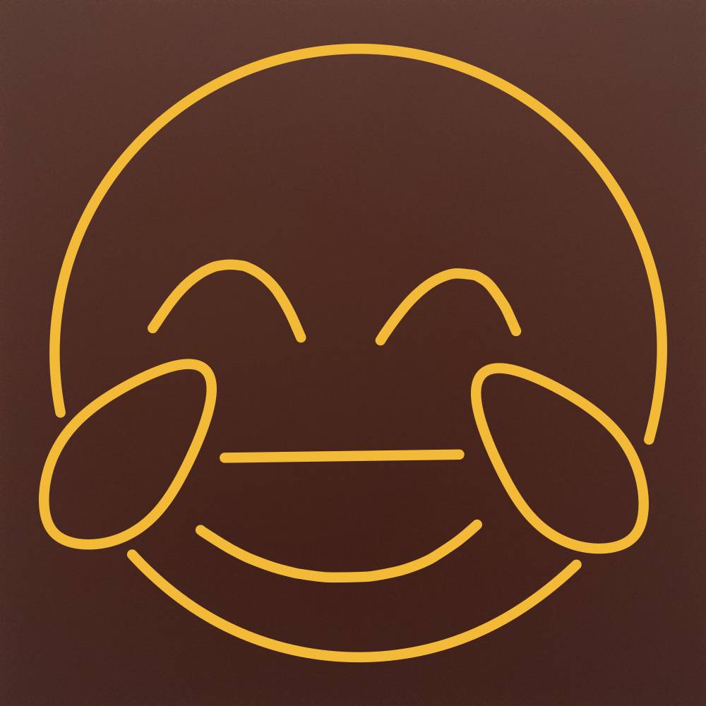 Tableta din ciocolata – Emoticon amuzat (LOL) – model Multicolor pe ciocolata