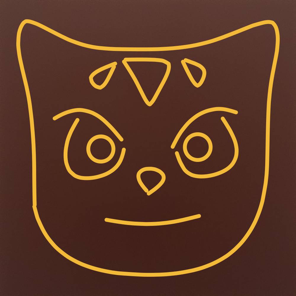 Tableta din ciocolata – Emoticon fata de pisica – model Multicolor pe ciocolata