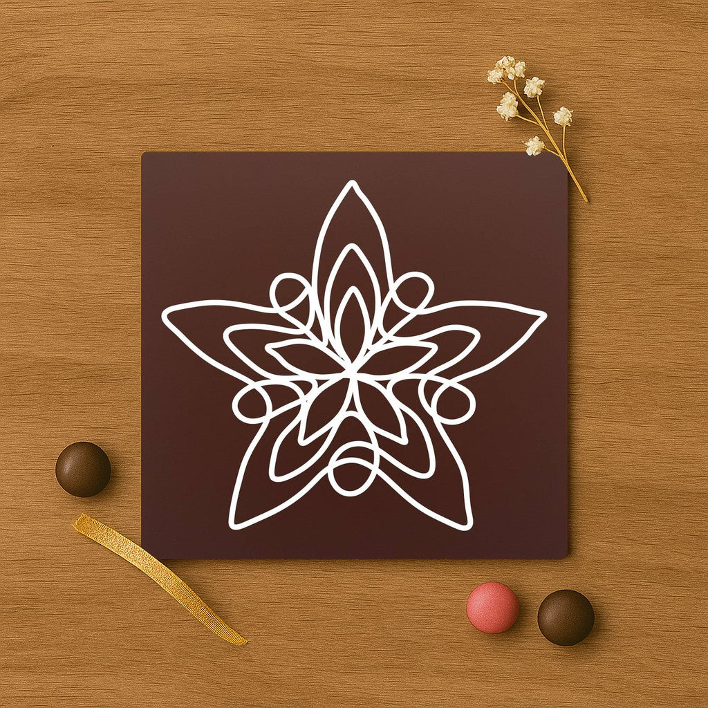 Doodle floare geometrica