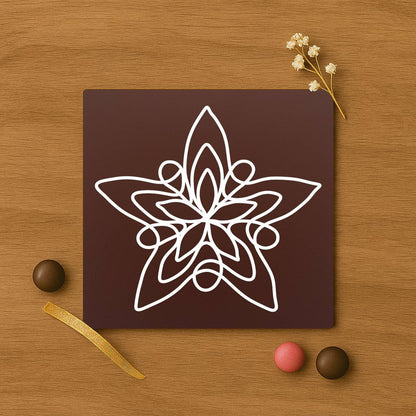 Doodle floare geometrica