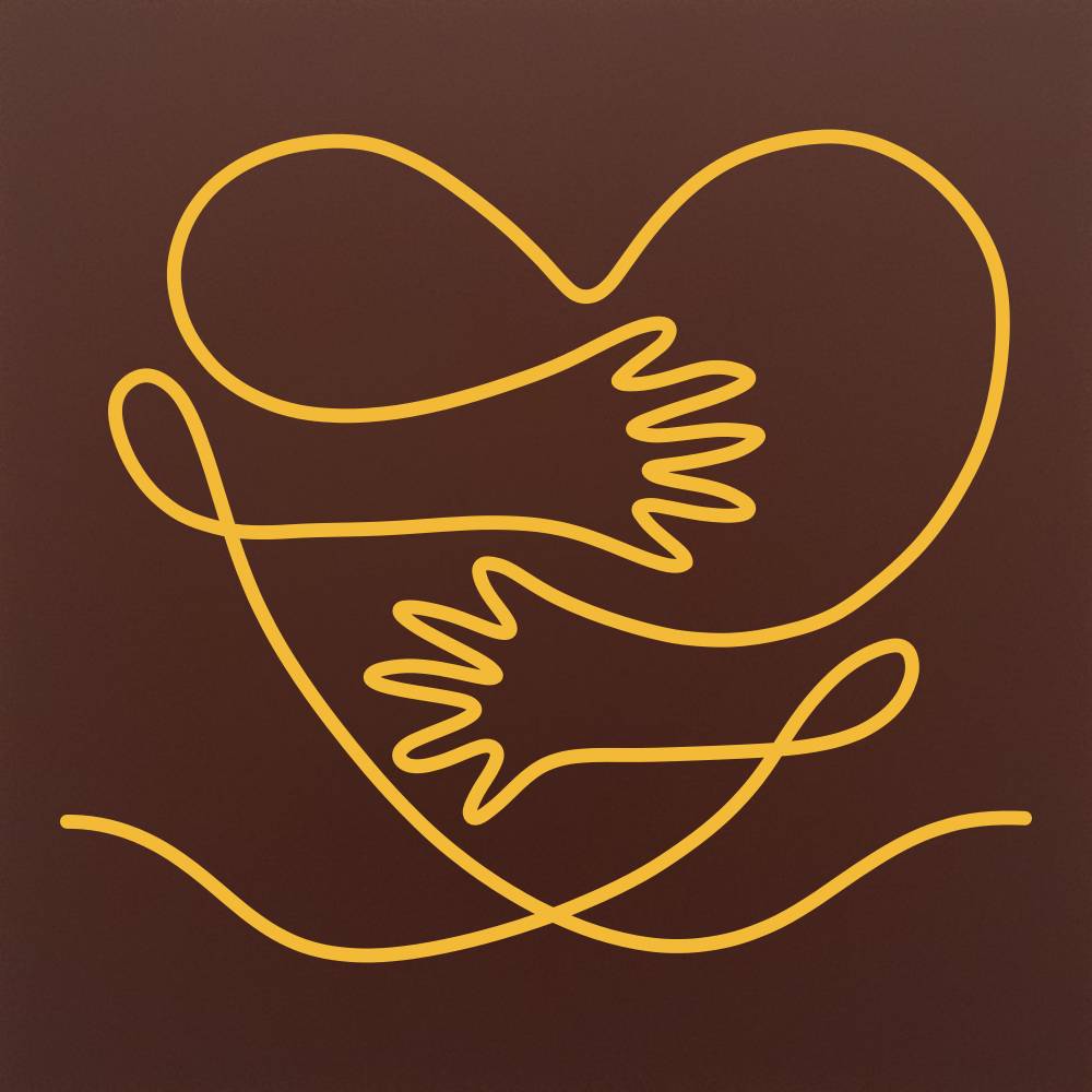 Tableta din ciocolata – Heart Hug – cadou pentru cupluri – model Multicolor pe ciocolata