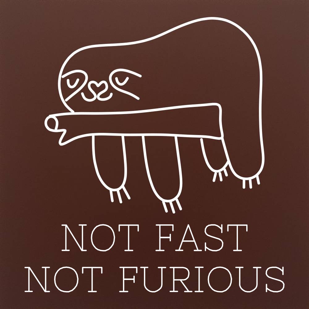 Tableta din ciocolata – Lenes – „NOT FAST NOT FURIOUS” – model alb pe ciocolata