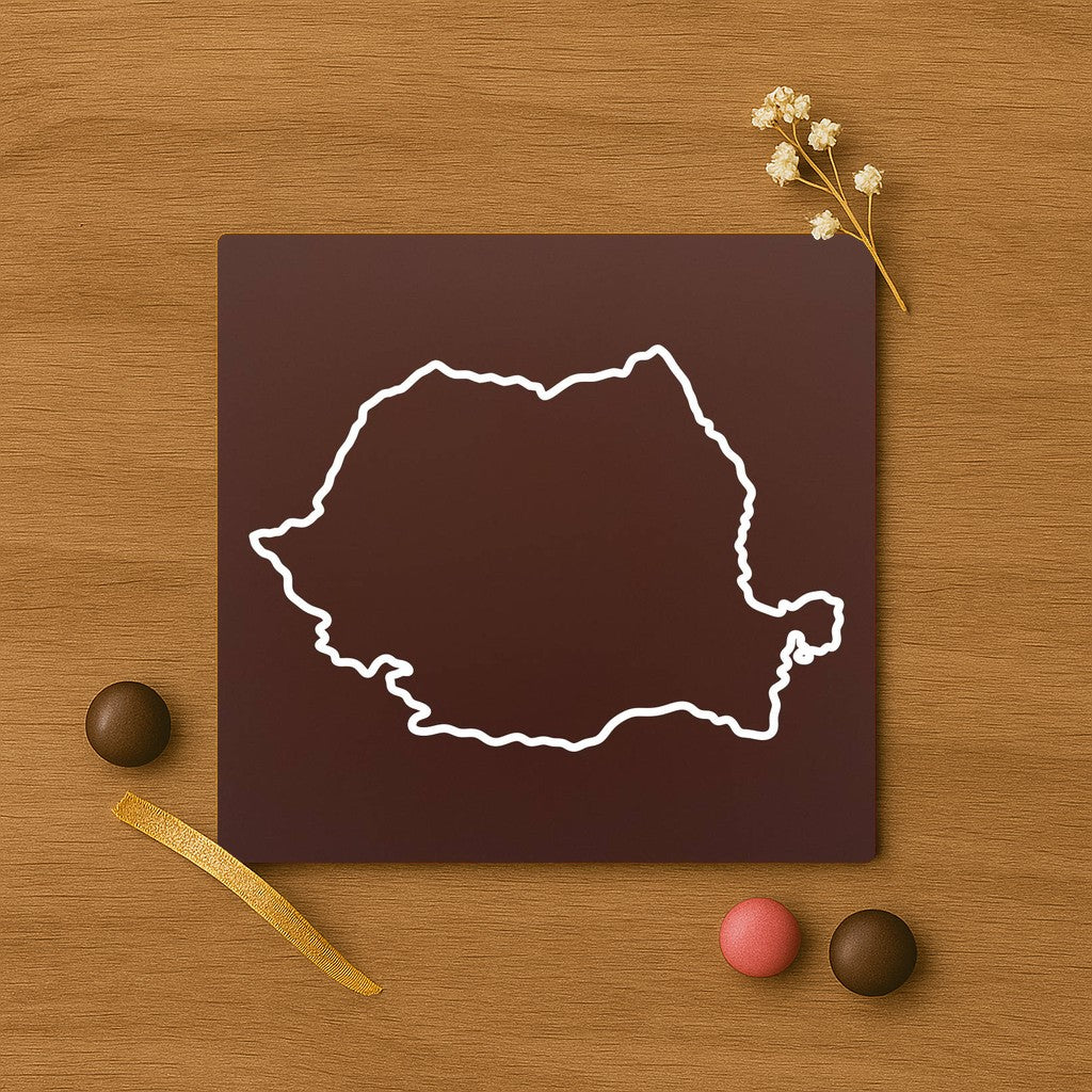 Harta Romaniei – contur