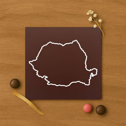 Harta Romaniei – contur