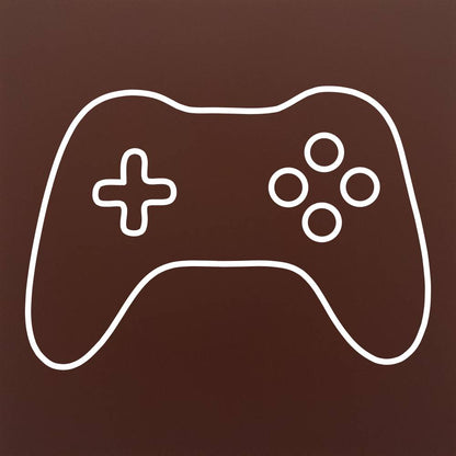 Tableta din ciocolata - Controller de jocuri - model linework