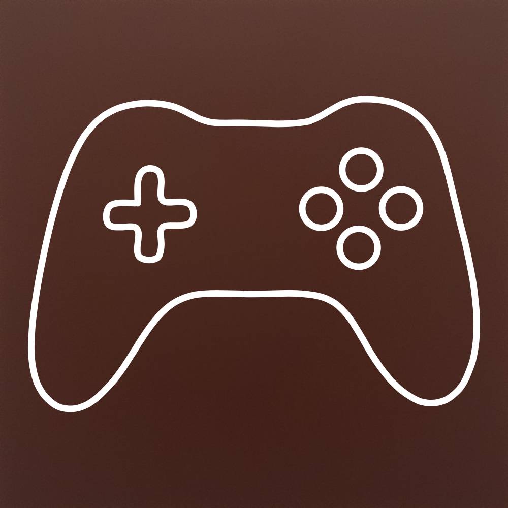 Tableta din ciocolata - Controller de jocuri - model linework