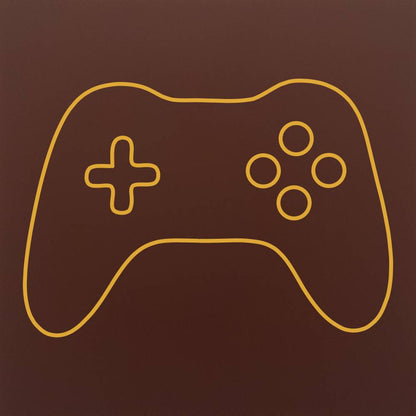 Tableta din ciocolata - Controller de jocuri - model linework