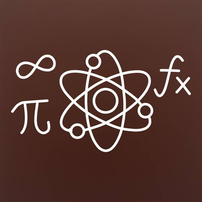 Tableta din ciocolata - Stiinta pe scurt: atom si formule - model linework