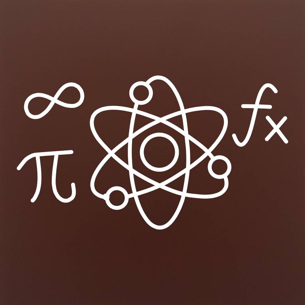 Tableta din ciocolata - Stiinta pe scurt: atom si formule - model linework