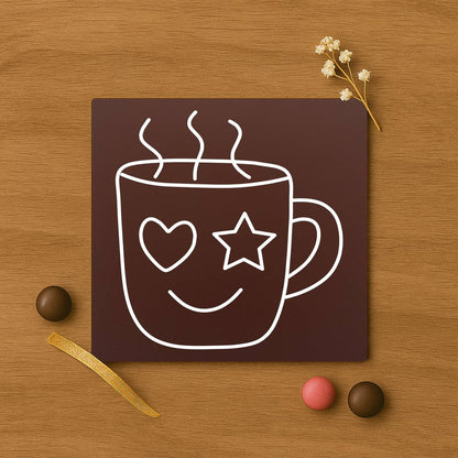Cana de cafea zambitoare