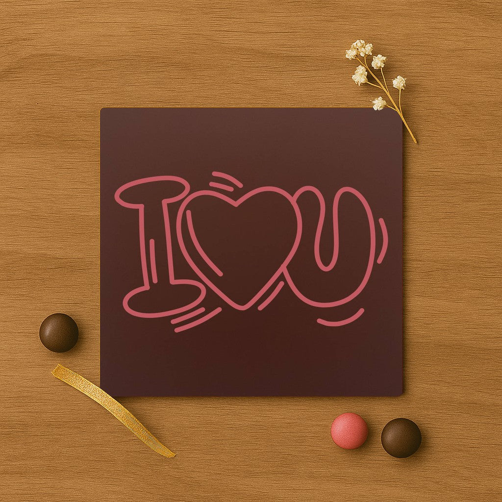 I love you in ciocolata