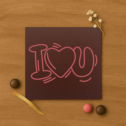 I love you in ciocolata