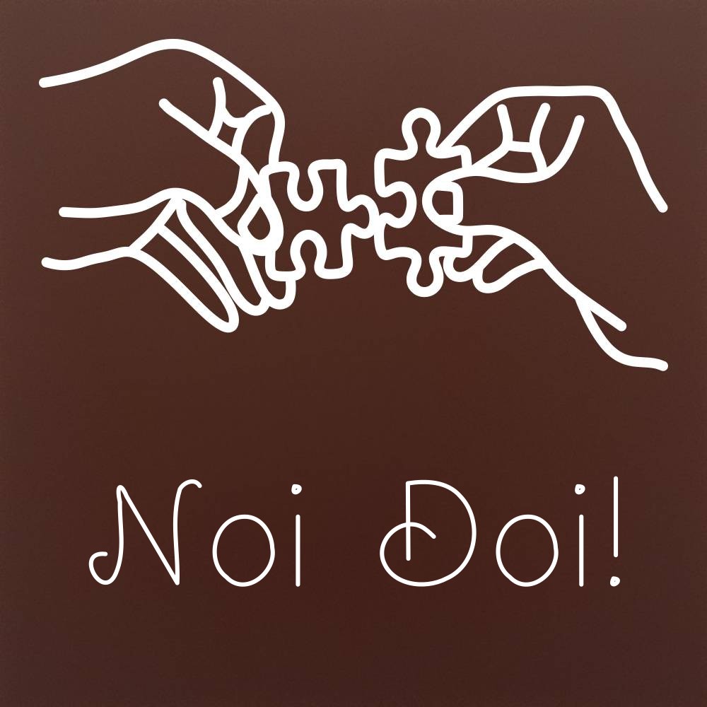 Tableta din ciocolata – Noi Doi – mesaj romantic – model alb pe ciocolata