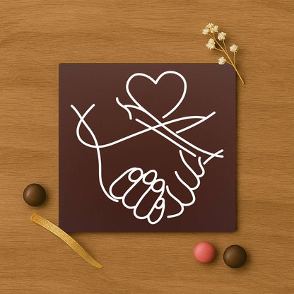 Crossed Ribbons with Heart – cadou pentru cupluri