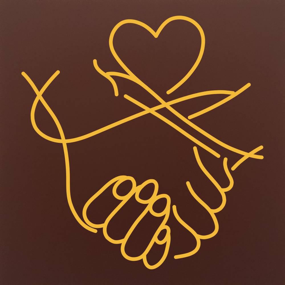 Tableta din ciocolata – Crossed Ribbons with Heart – cadou pentru cupluri – model Multicolor pe ciocolata