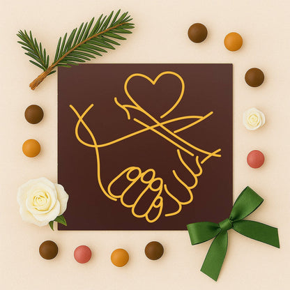 Crossed Ribbons with Heart – cadou pentru cupluri