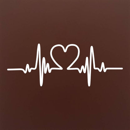 Tableta din ciocolata – Heartbeat Love – cadou pentru cupluri – model alb pe ciocolata