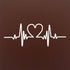 Tableta din ciocolata – Heartbeat Love – cadou pentru cupluri – model alb pe ciocolata