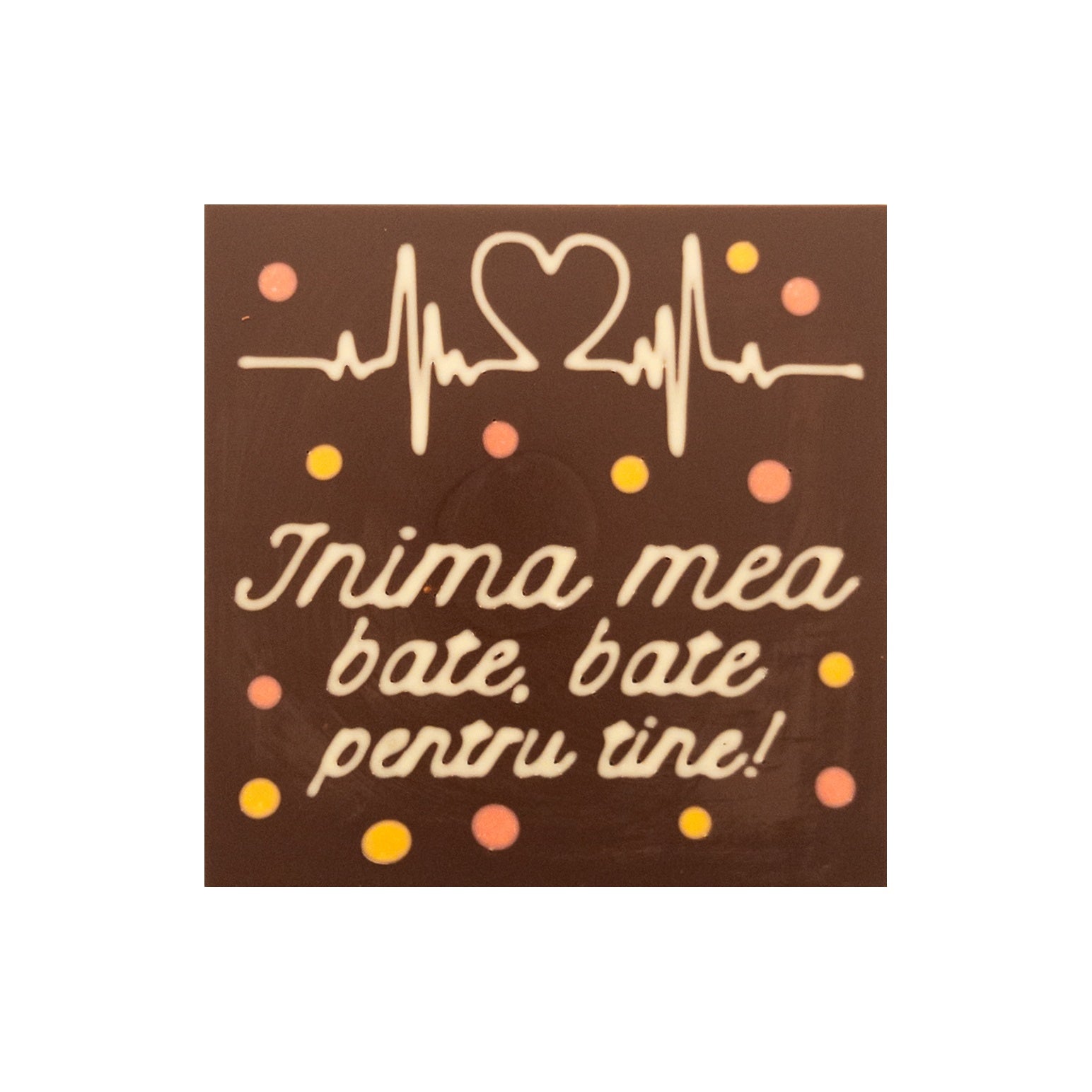 Inima Puls cu mesajul Inima mea bate, bate  pentru tine!